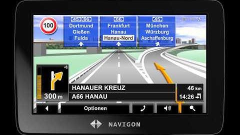 Navigon 7310 Swedish audiovisual product introduction