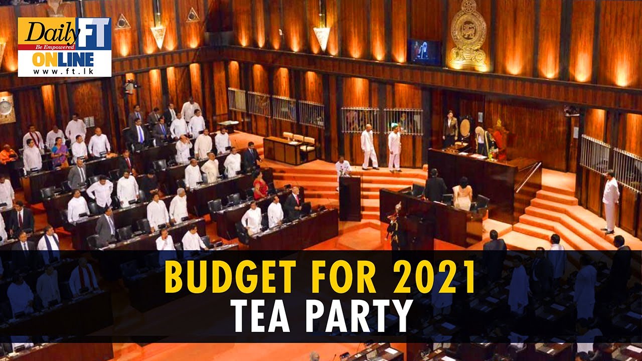Tea Party following the tabling of the Budget for 2021 in Parliament