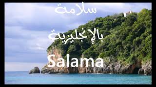 معنى أسم #سلامة Salama