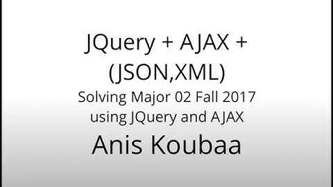 [CS371] Publication Suggest: Using AJAX +JQuery + (JSON and XML)
