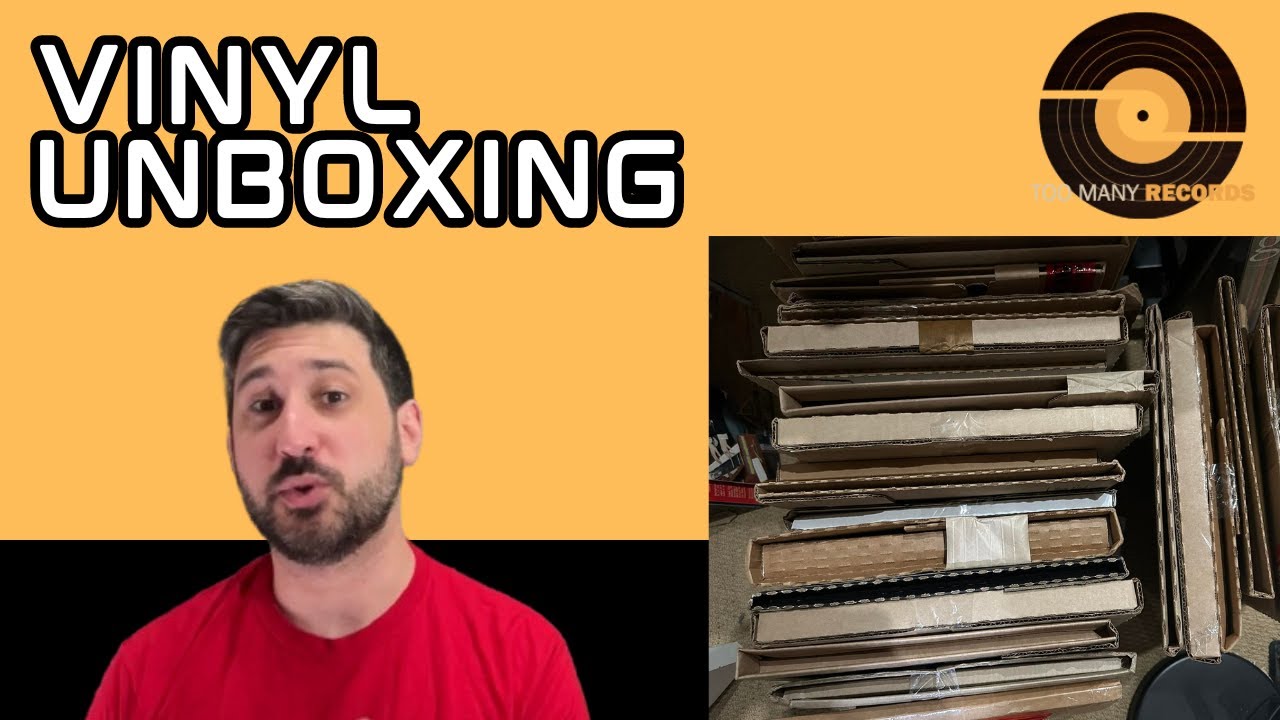 UNBOXING A TON OF VINYL RECORDS ACROSS ALL GENRES