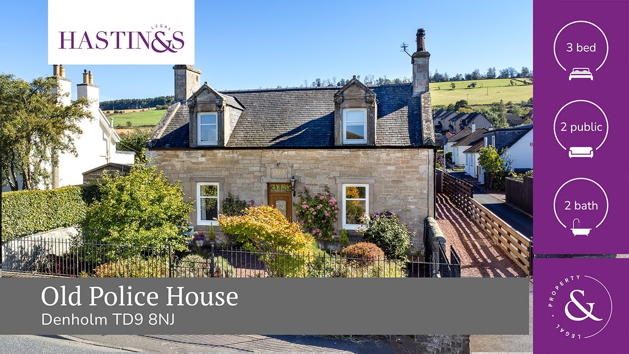 Old Police House, Denholm TD9 8NJ - Video Tour