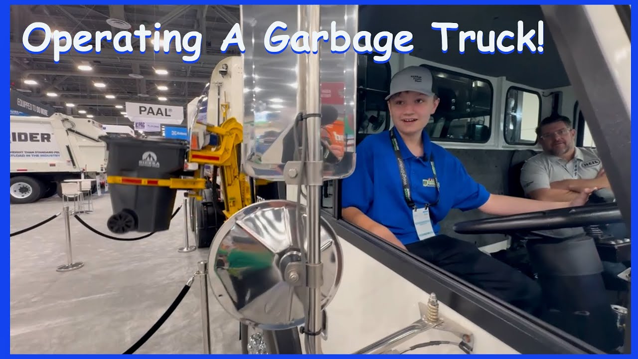 Roman Operates Fully Electric Garbage Truck - Heil RevAMP! 
