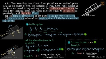 1.61 | Irodov Solutions | Mechanics