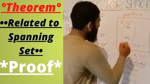 Proof of a theorem in vector space in urdu hindi // Linear Algebra