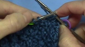 Decrease Moss Stitch