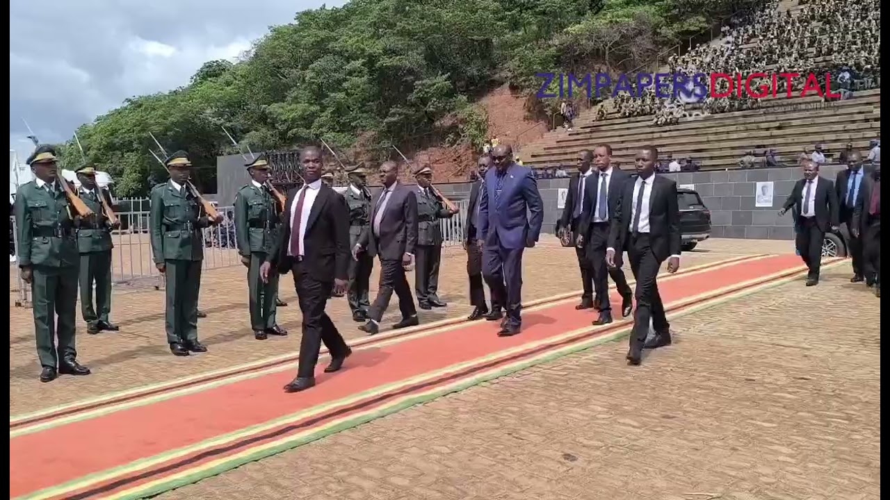 VP Kembo Mohadi has arrived at National Heroes Acre