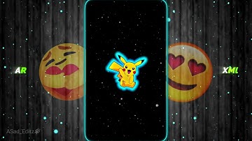 Pikachu X Cute Baby🤗 | @ASad Editz | New alight motion video editing | XML preset ASad_Editz |