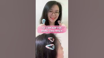 Làm kẹp tóc bằng vỏ chai nhựa tại nhà #Shorts
