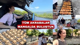 AMCAMDAN MANGAL ZİYAFETİ💯ÇAY SEFASINI BİZİM BALKONDA YAPTIK😍ALIŞVERİŞE GİTTİK✅HASTALIK SIRASI BENDE