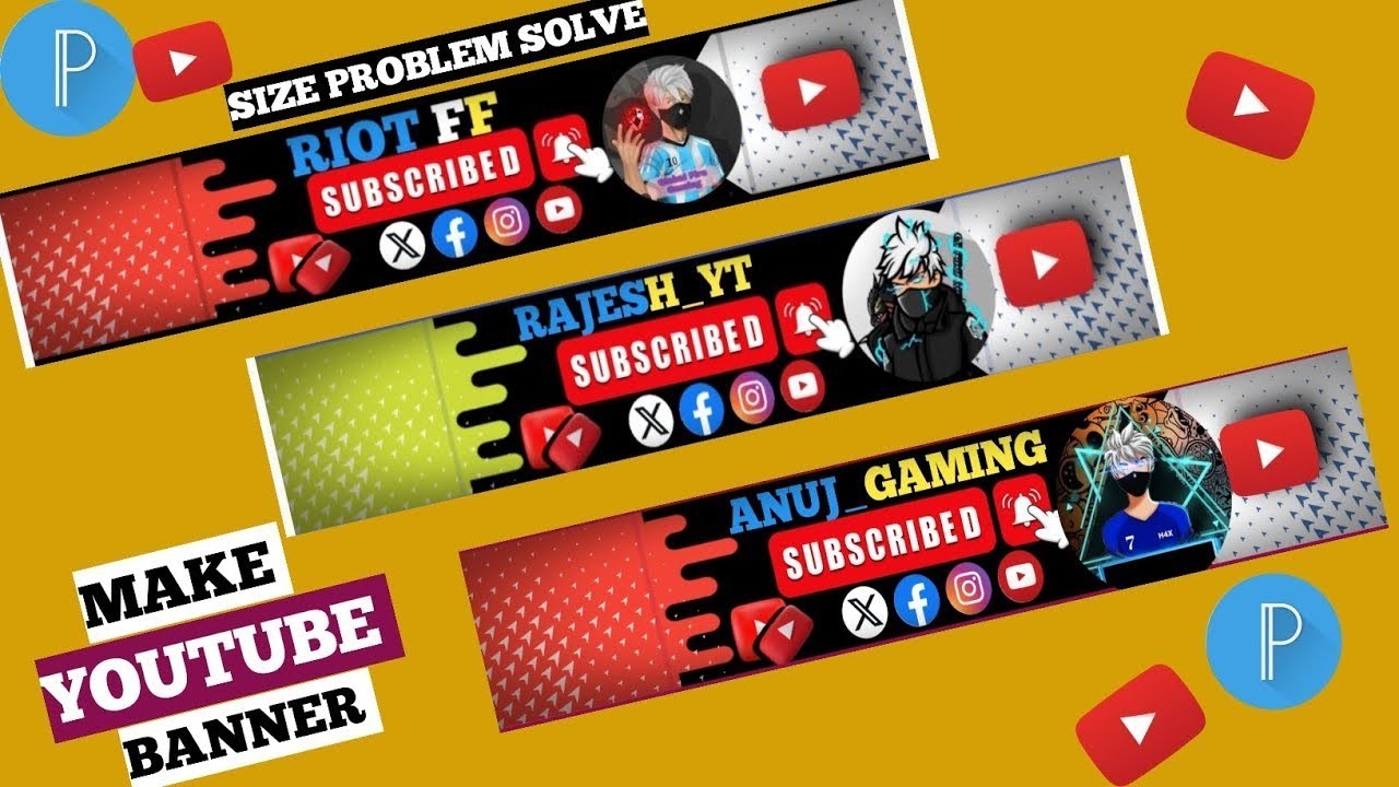 YouTube banner kese banaya 