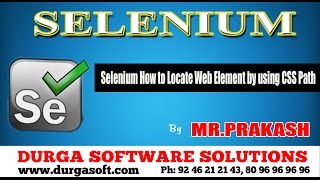 Selenium How to Locate Web Element by using CSS Path Selenium How To Locate Web Element By Using Css Path