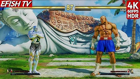 Seth vs Sagat (Hardest AI) - Street Fighter V