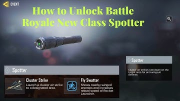 New Spotter Class Unlock | Featured Event | Target Locked Event | Cluster Strike | Battle Royale
