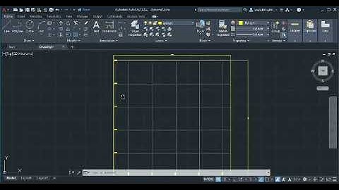 How to Draw grid lines in AutoCAD 2022 with Autolisp