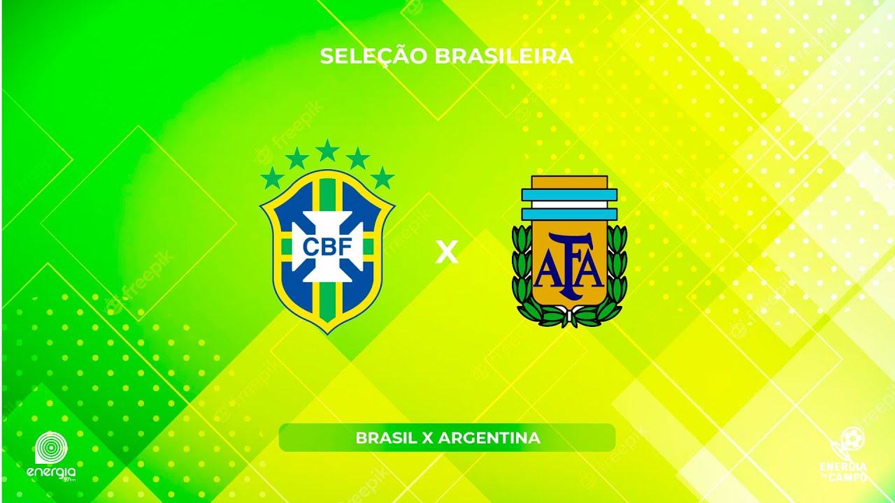 BRASIL X ARGENTINA - AO VIVO - ELIMINATÓRIAS DA COPA - 21/11/2023 