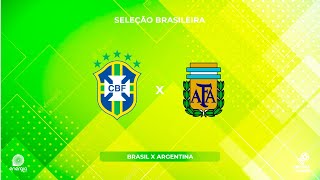 BRASIL X ARGENTINA - 21/11/2023 - ELIMINATÓRIAS DA COPA - AO VIVO