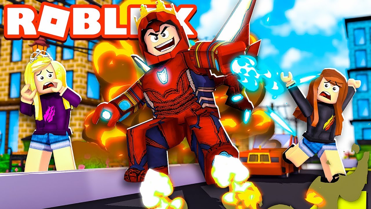 The Most Powerful Super Hero In Roblox Youtube