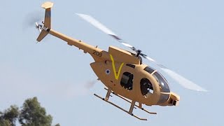 GIANT RC MD-500 AMAZINGLY SCALE MODEL HELICOPTER FLIGHT DEMONSTRATION