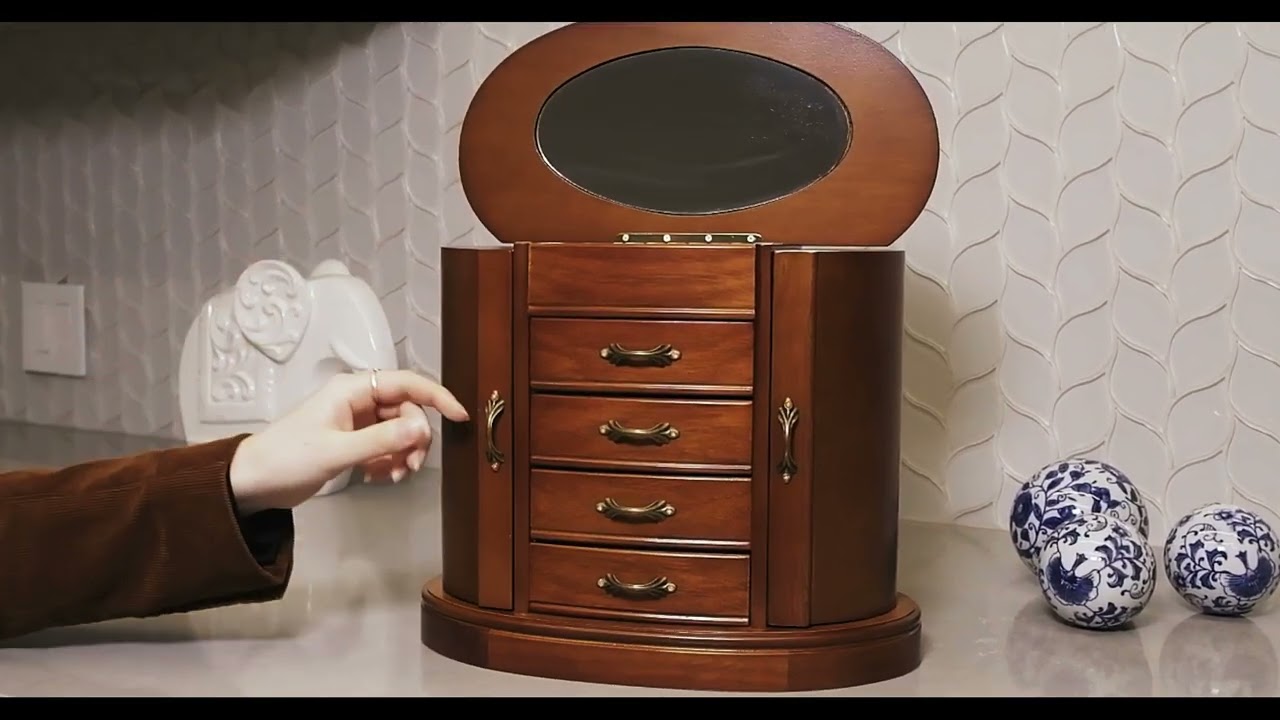Heloise Wooden Jewelry Box | Mele - Canada