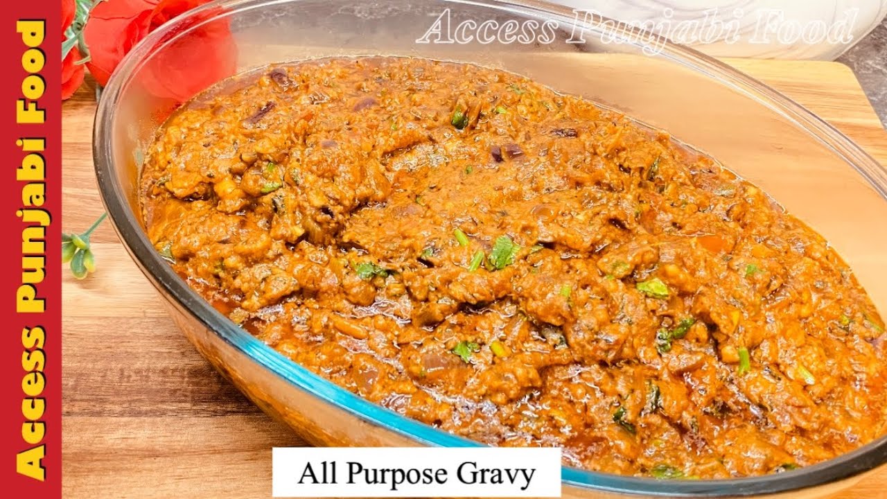 All Purpose Gravy Veg Gravy Recipe Dhaba Style Gravy YouTube