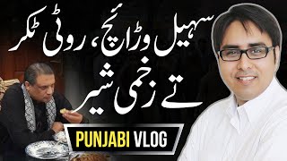 سہیل وڑائچ، روٹی ٹکر تے زخمی شیر | Punjabi Vlog