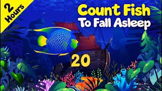 Count Fish To Fall Asleep  Bedtime Lullaby. Calming Undersea Animation For Babies To Go To Sleep 