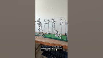 Electrical Project ⚡ Generation, Transmission, Distribution System ll #shortvideo #trending