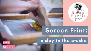 Screen printing studio day!
