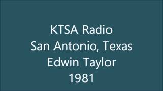 KTSA Radio San Antonio Edwin Taylor 1981