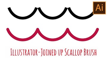 Illustrator - Joined up Scallop Brush