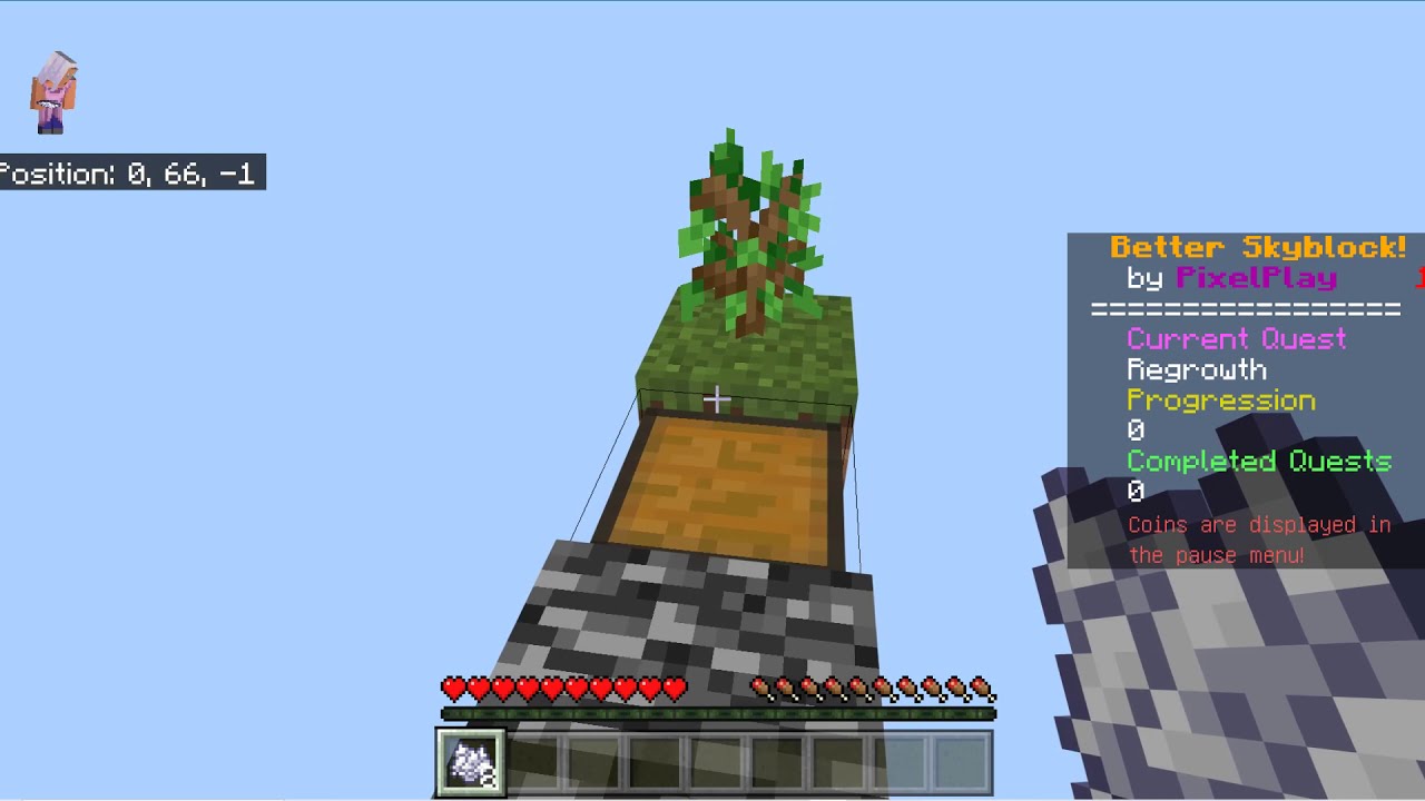 Let's play Better Skyblock on Minecraft Bedrock Edition EP 1 - YouTube