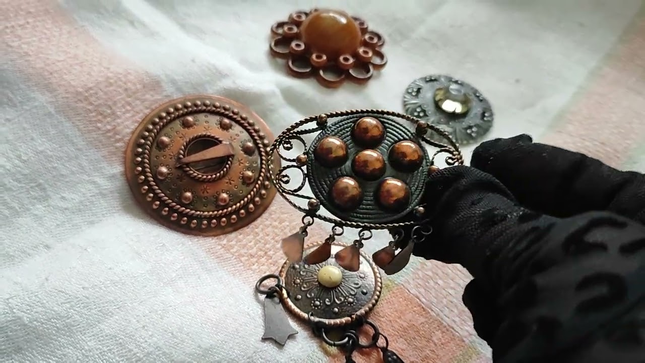 Винтажные броши - Сакты и этника- 3