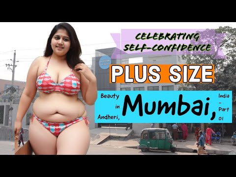 Celebrating Self-Confidence: A Plus-Size Beauty in Andheri, Mumbai, India 