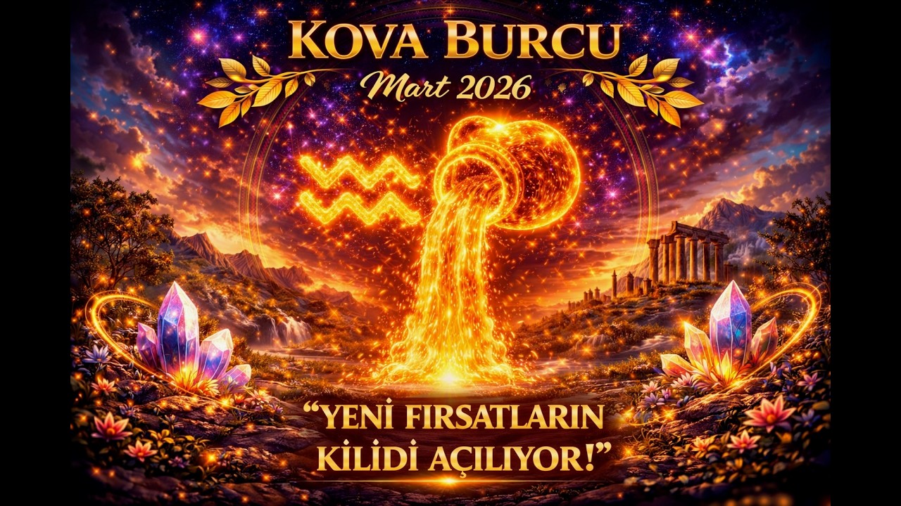 🔮 KOVA BURCU ♒ Mart 2026 “YENİ FIRSATLARIN KİLİDİ AÇILIYOR!” 💫