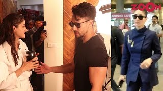 Ananya Panday & Tiger Shroff Shoot Together Kareena Kapoor Khan Looks Stylish Celeb Spotted