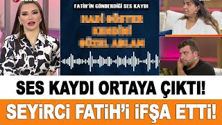 Fatih'in ses kaydı ortaya çıktı! Seyirci gerçekleri Fatih ve eşinin yüzüne vurdu!