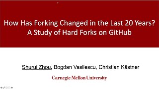 How Has Forking Changed in the Last 20 Years A Study of Hard Forks on GitHub