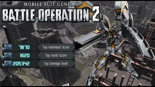 Gundam Battle Operation 2: Level 1 Atlas Gundam.