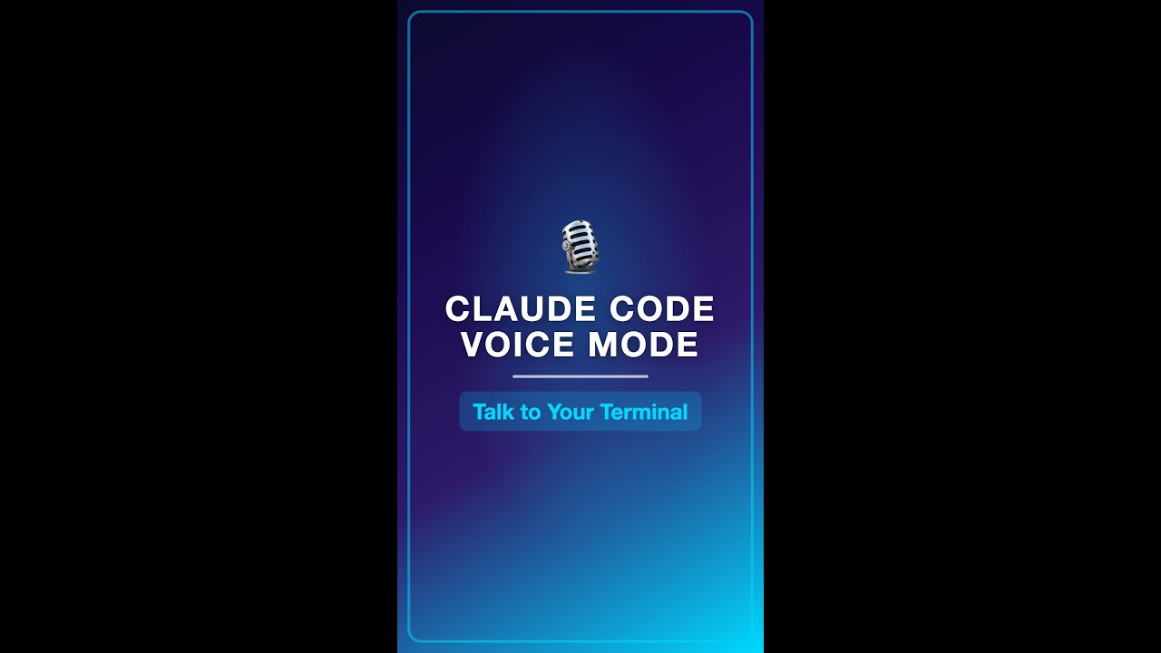Claude Code Just Got VOICE MODE 🎙️ - YouTube