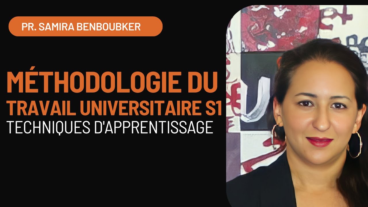 Méthodologie du travail universitaire S1: Techniques d'apprentissage