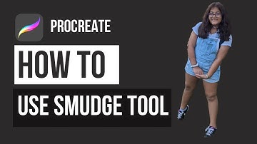 How To use the smudging tool in procreate￼