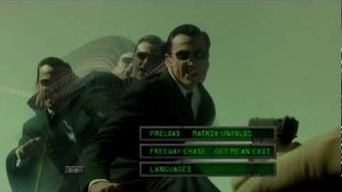 The Matrix Reloaded DVD Menu (Disc 2) (High Quality)