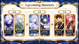 MASSIVE UPDATE! 7.2–7.4 Banners LEAKED: Mitya, Tsaritsa, Danica, Zhongli & Enjou | Genshin Impact