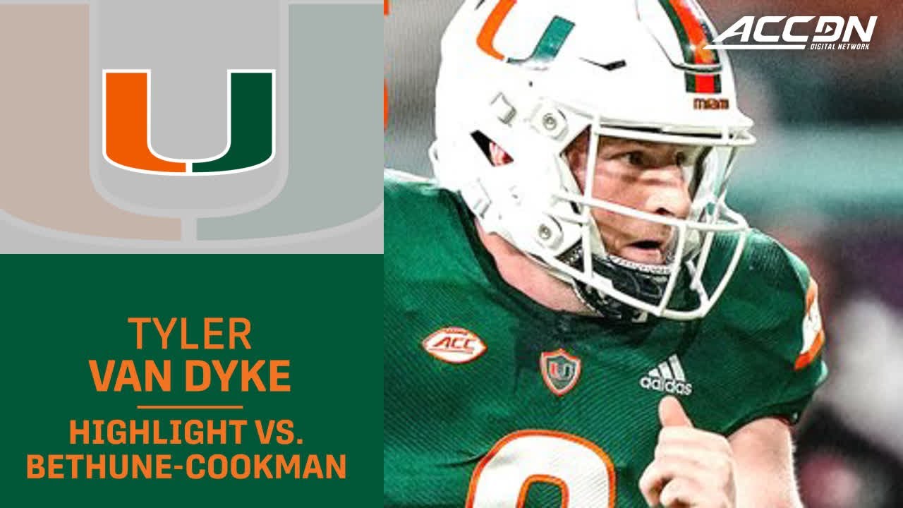 Miami QB Tyler Van Dyke Stays Hot Against BethuneCookman YouTube