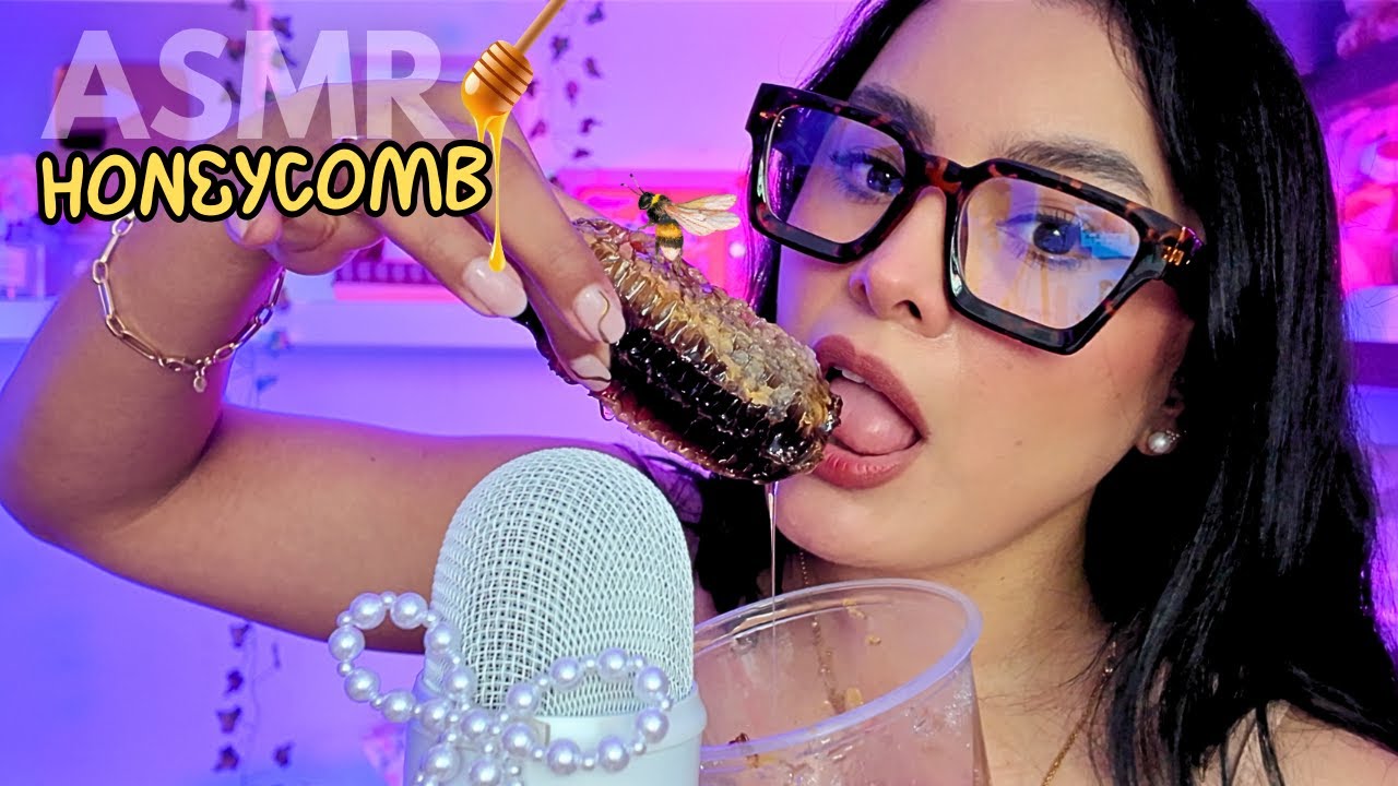 ASMR 🍯 PANAL de ABEJA 🤤 mouth sounds & triggers para dormir 🐝 I Ges ASMR