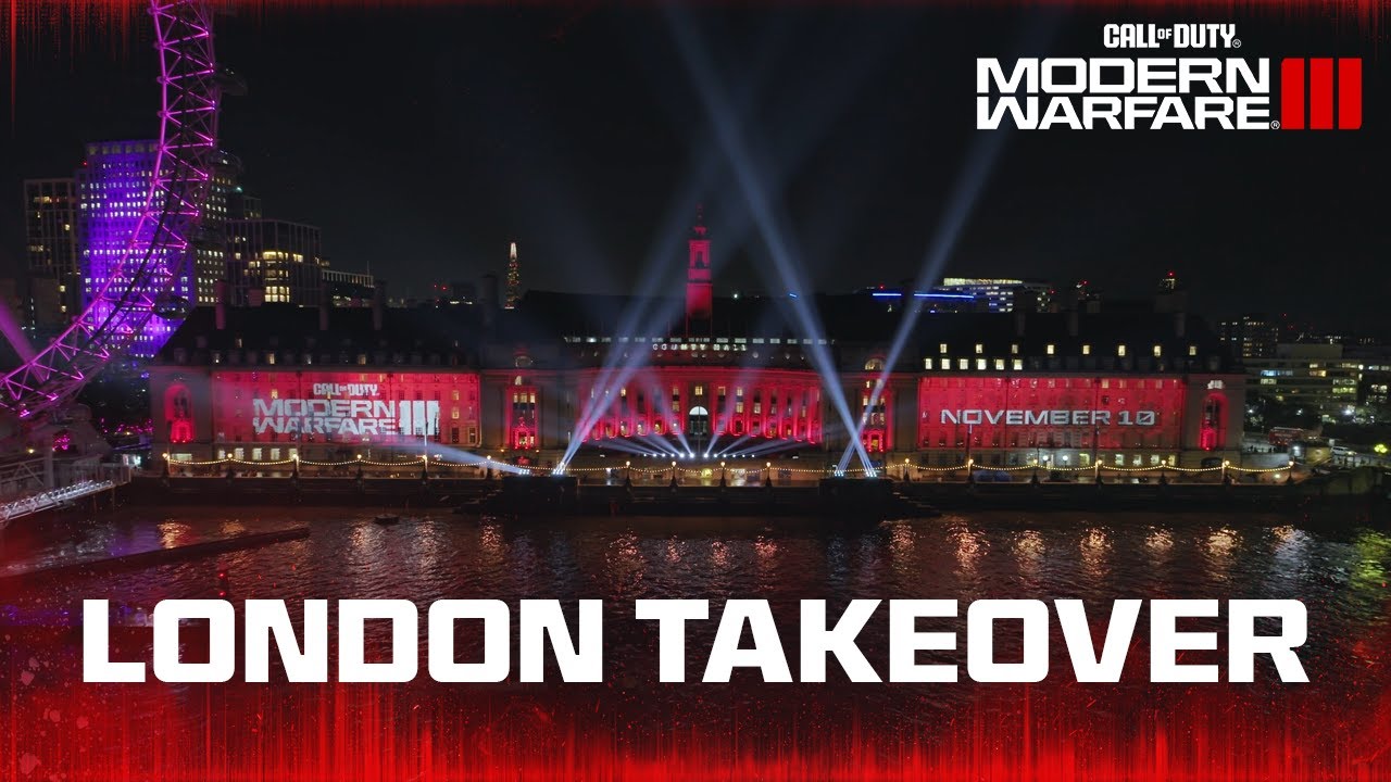 London Lights Up for MW3 | Call of Duty: Modern Warfare III - YouTube