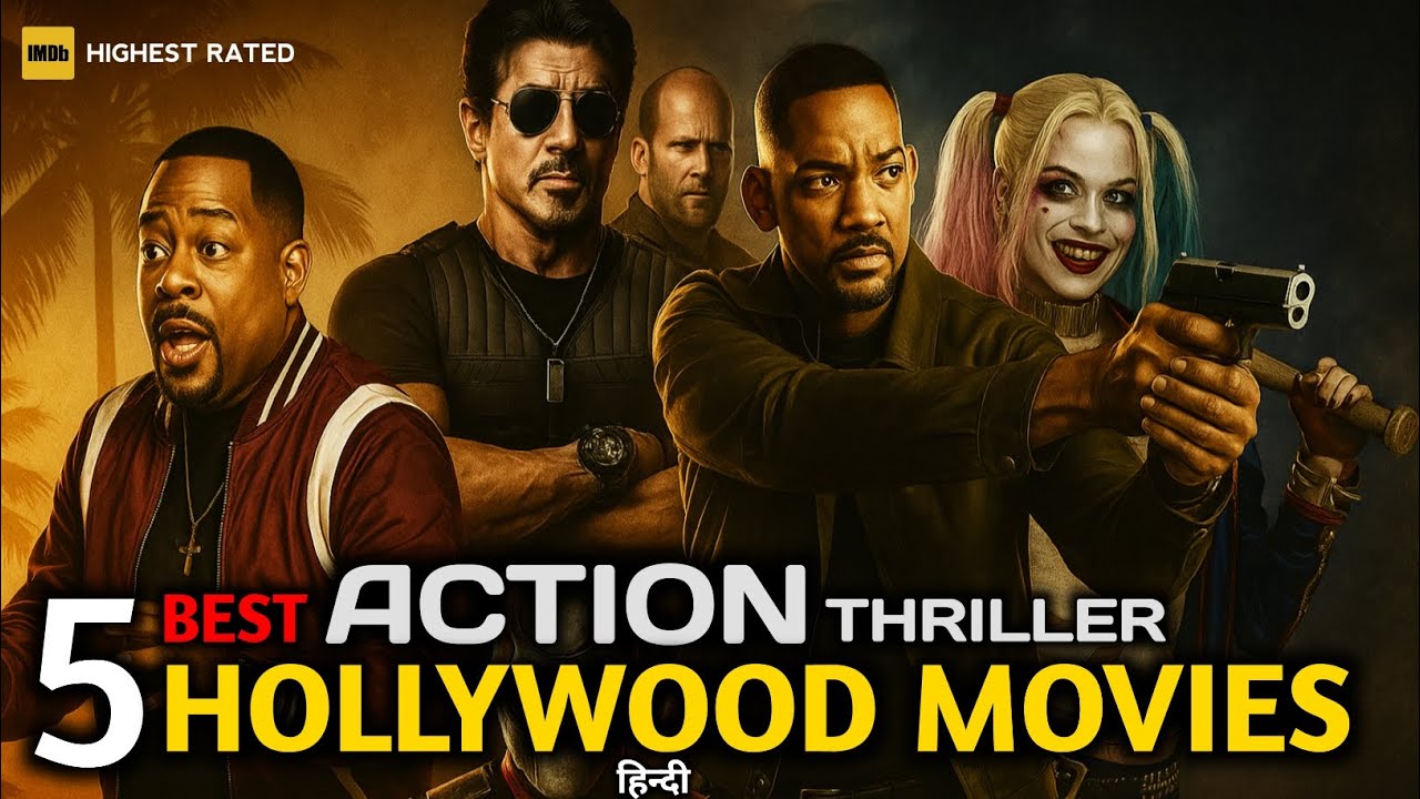 TOP 5 HOLLYWOOD ACTION THRILLER MOVIES IN हिन्दी 🎥 || - YouTube