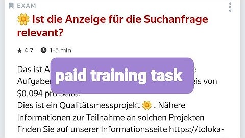 🌼 Ist die Anzeige für die Suchanfrage relevant? /  english / easy_steps es / langauge italian