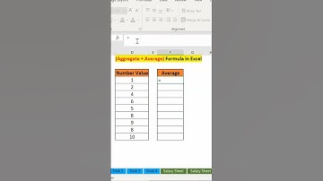 Average+aggregate formula in Excel | How to use Average function in Excel #excel